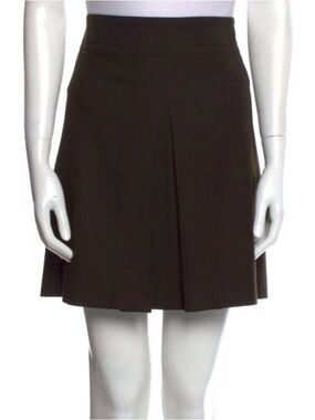 GUCCI A-Line Pleated Mini Skirt